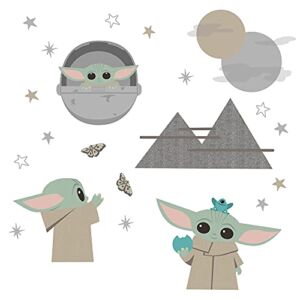 Lambs & Ivy Star Wars The Mandalorian The Child/Baby Yoda Wall Decals