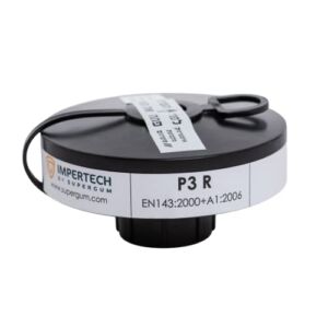 Supergum P3 Israeli Gas mask particulate Filter, Black