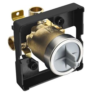 Shower Valve Body for Use with Delta Single or Dual Function Shower Faucet Trim Kits