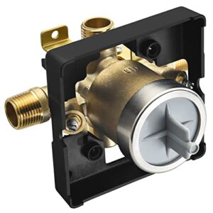 Shower Valve Body for Use with Delta Single or Dual Function Shower Faucet Trim Kits (with Screwdriver Stops)