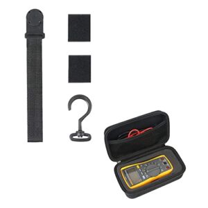khanka Hard Travel Case / Portable Hanging Strap and Magnet Kit Replacement for Fluke 117/115 Digital Multimeter
