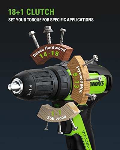 [Professional Grade] Greenworks 24V Max Cordless Brushless Drill + Impact Combo Kit, (2) 2.0Ah Batteries, FAST Charger, and Bag Included | The Storepaperoomates Retail Market - Fast Affordable Shopping