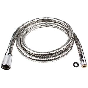 46092000 Pull Out Spray Hose for Grohe Kitchen Faucets, Pull Down Kitchen Faucet Hose Replacement for Alira and Ladylux and Euro Plus, 59-Inch Chrome Finish (Chrome Finish)