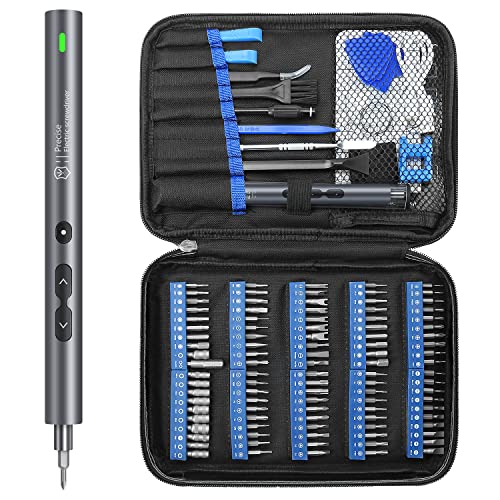 UF-TOOLS Mini Electric Screwdriver Set, 120 in 1 Small Portable Cordless Power Screwdriver Set, with 100 Precision Bits & LED Light & 20-bit Tool Set Handy Repair Tool, for Phone Watch Camera Laptop | The Storepaperoomates Retail Market - Fast Affordable Shopping
