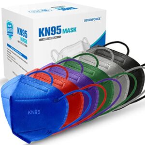 KN95 Face Masks 30pc for Adult – 5-Ply Disposable Face Mask, Breathable and Comfortable Safety Mask(Adult/Teen-Size,6 Color Set-3)