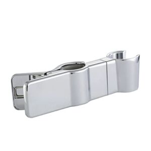 Adjustable Shower Head Holder For Slide Bar,Universal 18-25MM O.D, Rail Head Bracket Holder for Slide Bar Slider Clamp Bathroom Replacement