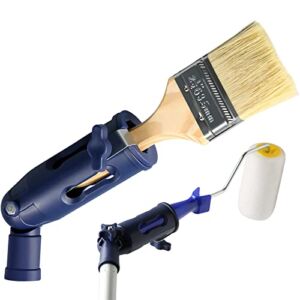 Aolamegs Multi-Angle Paint Brush Extension Tool for High Ceilings,Suitable for Fixing On Standard Threaded Extension Rod