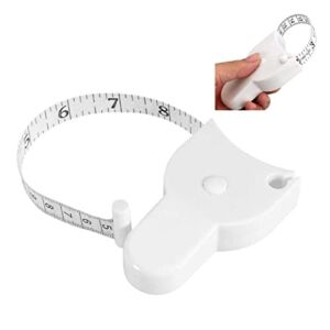 Body Measuring Tape – Retractable & Self Lock Automatic Telescopic Tape Measure 60 inch(150cm),Lock Pin & Push Button Retract, Measure Tape Body, Weight Loss Measuring Tape