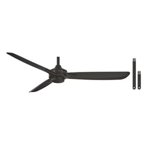 Minka-Aire F727-CL Rudolph 52 Inch Ceiling Fan with Additional 3.5″ Downrod in Coal Finish
