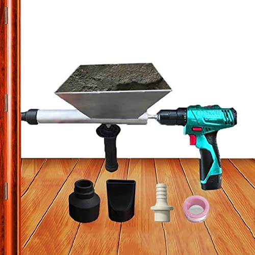 HOUBYU Electric Mortar Grout Gun Portable Pointing Grouting Caulking Gun with 3 Nozzles (Without Electric Drill) | The Storepaperoomates Retail Market - Fast Affordable Shopping