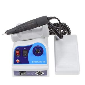 Strong Power N8+H37LN Chuck2.35mm Lab MicroMotor Grinding 45K RPM Handle For Lab Polishing Foot Pedal Control