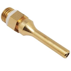 Aperture 3mm/0.11inch Hot Glue Gun Tips Interchangeable Copper Nozzle For Hot Melting Glue Gun Electric Heat Tool(1 pcs)