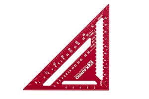 Kapro – 446 High Definition Anodized Rafter Square – Resists Wear and Corrosion – Features Conversion Table and Protractor – Lightweight & Compact Profile – 12 Inch