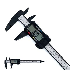 6 inch Digital Caliper Measuring Tool [Measure Outside, Diameter, Depth, Step]