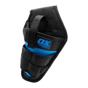OX TOOLS Pro Dynamic Nylon Cordless Drill/Driver Pouch with UV & Water Resistance – Storage for Drill Bits, Drill Accessories, and Fits Most Drills