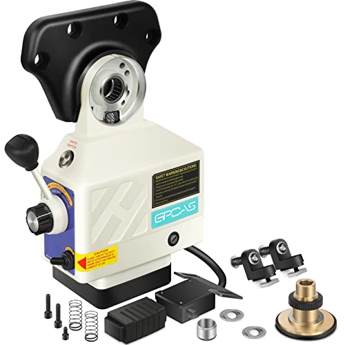 GPOAS Power Feed X-Axis for Milling Machine 450 in-lb Torque, 0-200RPM Table Milling Machine Power Feed 110V,for Bridgeport and Some Knee Type Mills with a 5/8″ Diameter Shaft on the End | The Storepaperoomates Retail Market - Fast Affordable Shopping