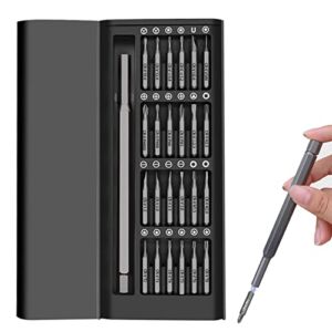 Magnetic Precision Screwdriver Set, 25 in 1 with 24 Piece Mini Pocket Screwdriver Set, Small Repair Set for Mobile Phone/PC/Camera/Eyeglasses/Watch/Nintendo