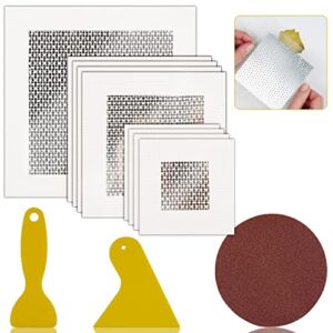 Ohmiu 12Pack Wall Patch Repair Kit,2/4/6Inch Self-Adhesive Mesh Drywall Patch Repair Kit,Wall Hole Repair Kit for Ceiling Dry Wall Hole Filler Repairs
