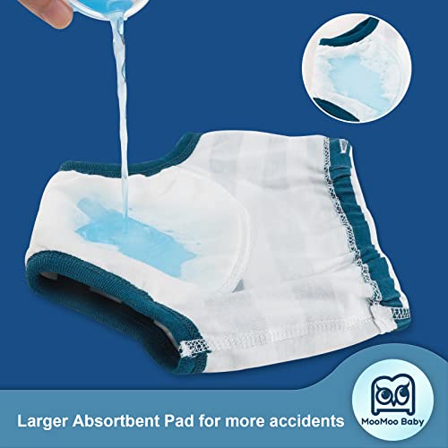 MooMoo Baby Training Pants 7 Packs Absorbent Toddler Potty Training Underwear Boys 5T | The Storepaperoomates Retail Market - Fast Affordable Shopping