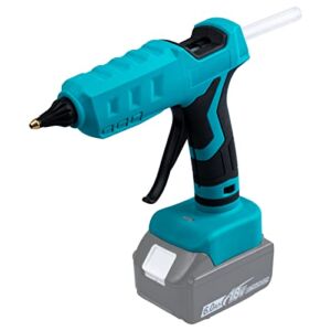 Mellif Cordless Hot Glue Gun for Makita 18V Battery, Handheld Electric Power Glue Gun Full Size for Arts & Crafts & DIY with 20 Glue Sticks (Battery Not Included)