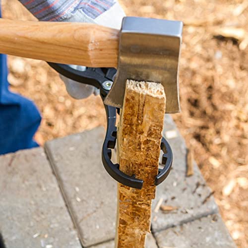 Kindle Safe Gripper KindleSafe Gripper Wood Splitter Tool | Kindling Wood Holder That Helps Prevent Injury While Splitting Firewood Using Hatches and Axes | The Storepaperoomates Retail Market - Fast Affordable Shopping