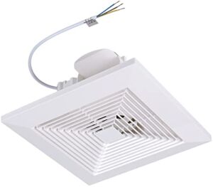 Ventilation Fan Ceiling Bathroom Exhaust Fan Extractor Fan Wall Mount Fan (No Attic Access Required) (120 CFM 1.2 Sones)