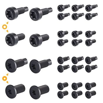 32 Pieces Ring Doorbell Screws Replacement Black Video Ring Doorbell Security Screw Accessories Compatible with Video Doorbell, Video Doorbell 2 and Pro | The Storepaperoomates Retail Market - Fast Affordable Shopping