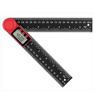 Eyech LCD Display Digital Angle Finder Protractor Angle Ruler 360°Angle Gauge Measurement Tool for Woodworking Construction DIY 8-inch/200mm