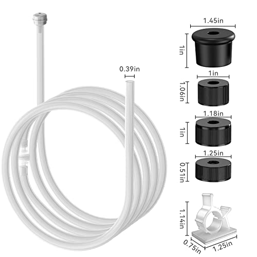Sink Soap Dispenser Extension Tube Kit, 47 inch Kitchen Under Sink Counter Hose with Check Valve, Ullnosoo Fit Most Soap Containers, Powerful Suction, Never Fill The Little Bottle | The Storepaperoomates Retail Market - Fast Affordable Shopping