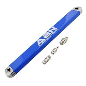 ABN Extension Wrench, 15in – 3/8in Adapter SAE Non-Swivel Leveraging Ratchet, Socket Wrench Tool with 3 Adapters