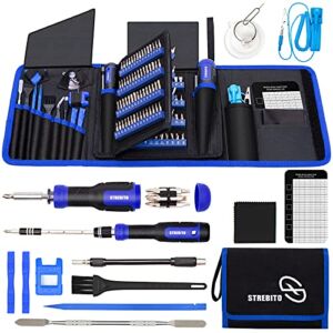 STREBITO Precision Screwdriver Set 191-Piece Multi-Bit Screwdriver 1/4 Inch Nut Driver Home Improvement Tool Electronic Repair Kit for Computer, iPhone, Laptop, PC, Cell Phone, PS4, Xbox, Nintendo