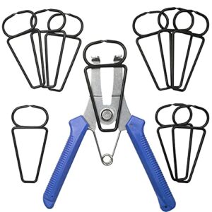 IRONSTAR Spring Clamp Pliers for Woodworking, Including 10 Clamps