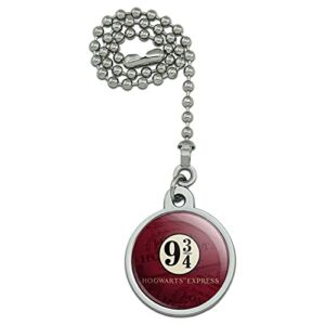 GRAPHICS & MORE Harry Potter Hogwarts Express Tickets Ceiling Fan and Light Pull Chain