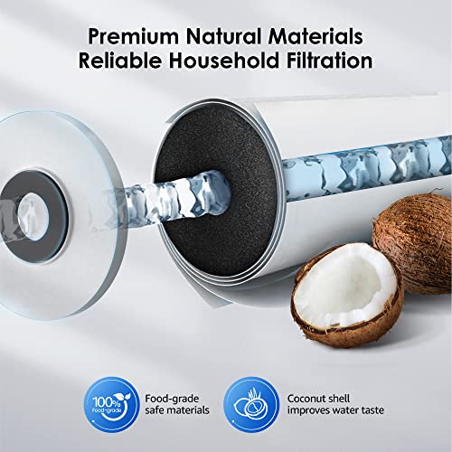 Waterdrop Whole House Water Filter, Carbon Filter, Reduce Iron & Manganese Filter Cartridge, Replacement for GE GXWH40L, FXHTC, Ispring, Culligan RFC-BBSA, Whirlpool, Any 10″ x 4.5″ System, 5 Micron | The Storepaperoomates Retail Market - Fast Affordable Shopping