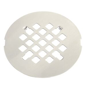 Artiwell 4-1/4” OD Snap-in Shower Drain Cover, Round Shower Drain Strainer Grid, Replacement Cover, Designed for Long-Lasting