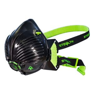 Stealth Respirator Mask with Filters, Half Mask Respirator & Dust Mask. Fume, Sanding, Welding & Woodworking Respirator – M/L