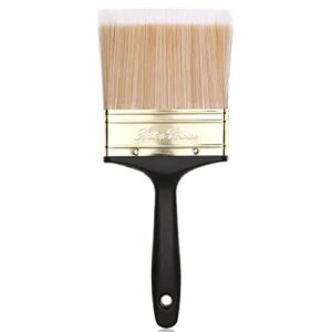Bates- Paint Brush, 4 Inch, Soft Tip Paint Brushes for Walls, Brushes for Painting, Trim Paint Brushes, Stain Brush, Paint Brushes for Painting Walls, Oil Paint Brush, Soft Paint Brush