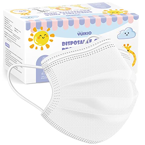 Face Mask for Kids, YUIKIO 50 pcs Disposable Kids Face Masks 3 Layers with Elastic Ear Loops, Suitable for Boys Girls Kids Children | The Storepaperoomates Retail Market - Fast Affordable Shopping