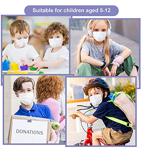 Face Mask for Kids, YUIKIO 50 pcs Disposable Kids Face Masks 3 Layers with Elastic Ear Loops, Suitable for Boys Girls Kids Children | The Storepaperoomates Retail Market - Fast Affordable Shopping