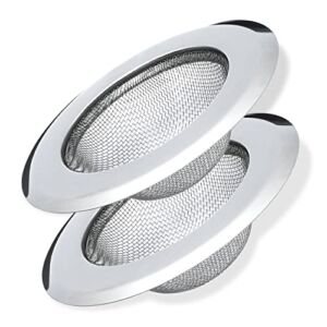 Chapter92 Sink Strainer – Kitchen Sink Strainer of High Quality Stainless Steel. Sink Strainers For Kitchen Sink. Sink Drain Strainer For Food Debris. Kitchen Sink Drain Strainer-11.3 cm Rim. (2)