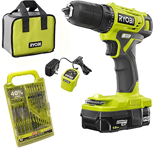 Ryobi 18V ONE+ 3/8 in. Drill Driver Kit Bundle Set with BONUS Bits, and Tool Bag | The Storepaperoomates Retail Market - Fast Affordable Shopping