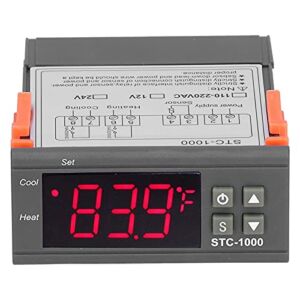 All-Purpose Digital Temperature Controller Cooling and Heating Thermostat Temperature Regulator -50-110℃ STC-1000 ((AC110~220V))