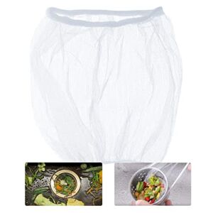Sink Bag Strainer Trash Bag for Kitchen, Bathroom (100pcs), Disposable Strainer Mesh Bags for Garbage Disposal, Sink Food Catcher Anti-clogging, Perfect for All Sizes of Sink Strainer