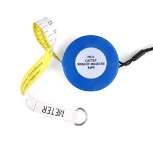 GXJTAPE Pig Weight Measuring Tape – Professional Cattle Weight & Height Tape Measure – Animal Body Weight Measure Tape – Non‑Toxic Measuring Safe for Animal Farm Weight Measurement Equipment