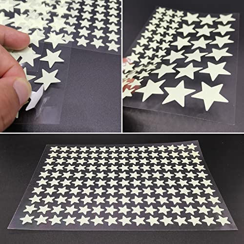 MOJOTORY Glow in The Dark Star Stickers, Glow Stickers for Ceiling and Wall, Ceiling Stars Glow in The Dark, Fantastic Wall Stickers for Bedroom (354 Stars) | The Storepaperoomates Retail Market - Fast Affordable Shopping