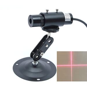 OXLasers 650nm Adjustable Red Cross Line Laser Module for Positioning Cross Laser Alignment Locator (Cross Line)