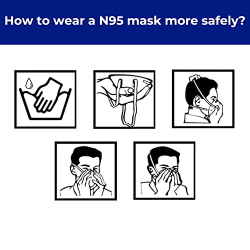 Funight N95 Mask 20 Pack NIOSH Certified Respiratory Particulate Filtering Face Mask Personal Protective Use Comfortable Protection Box of 20 Face Masks | The Storepaperoomates Retail Market - Fast Affordable Shopping
