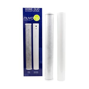 NuvoH2O Home Duo Water Softener + Taste Filter – Replacement Cartridges