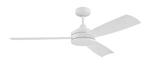Craftmade Lighting INS54W3 Inspo – 54 Inch 3 Blade Ceiling Fan, White Finish with White Blade Finish