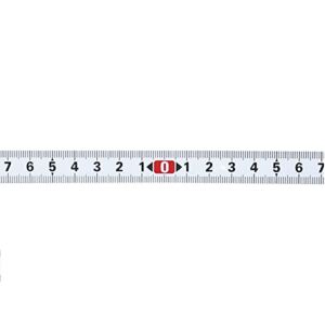 Aluminum Alloy Silver Self-Adhesive Measuring Tape, Sticky Ruler Measure for, Woodworking, Saw, (from Middle) 110-0-110mm/Width 15mm, (1pcs)